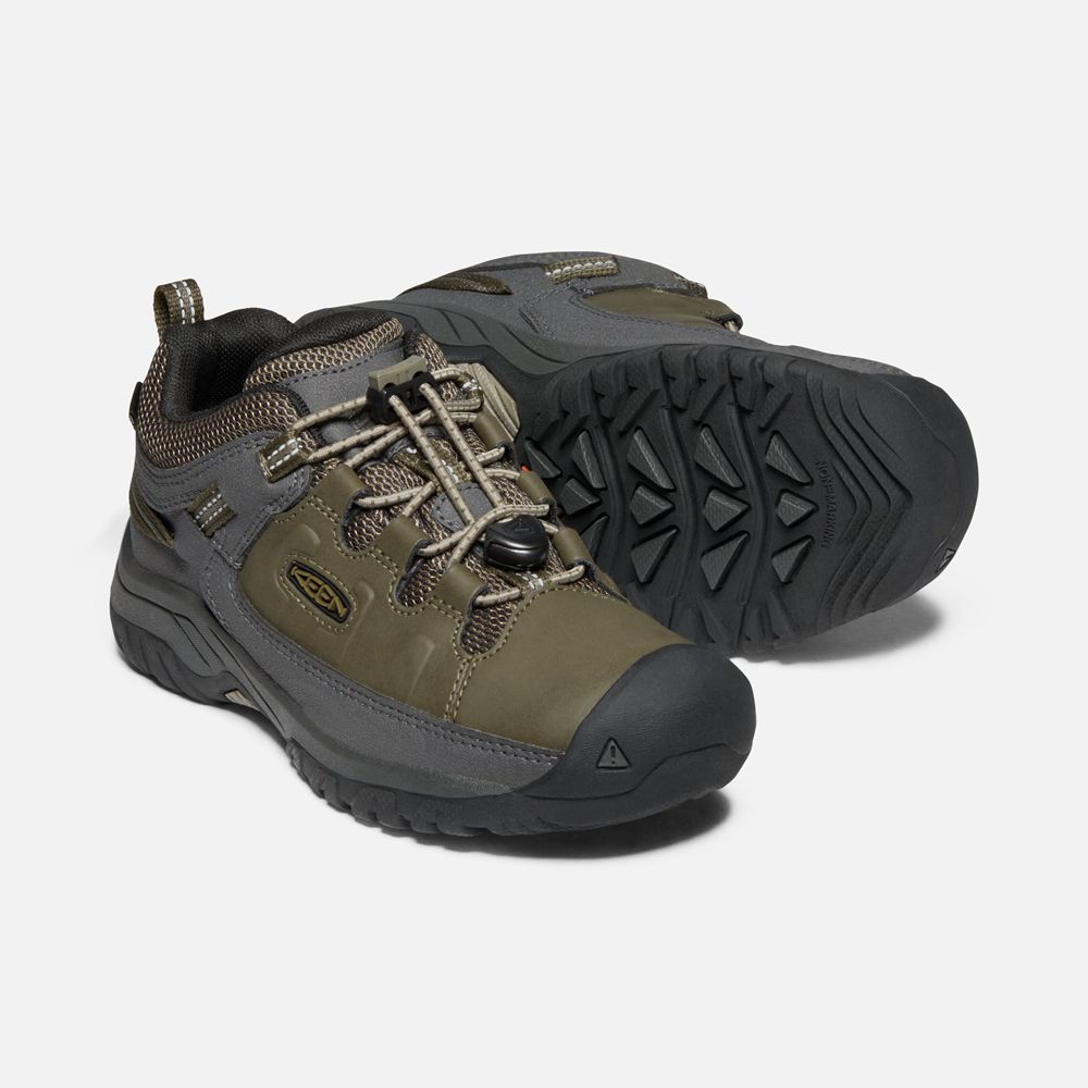 Zapatos de Seguridad Keen Mexico Verde Oliva - Niños Targhee Waterproof - DR3926140